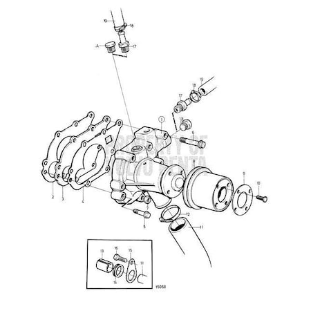 Volvo Penta Coolant Pump Has Core 3803970